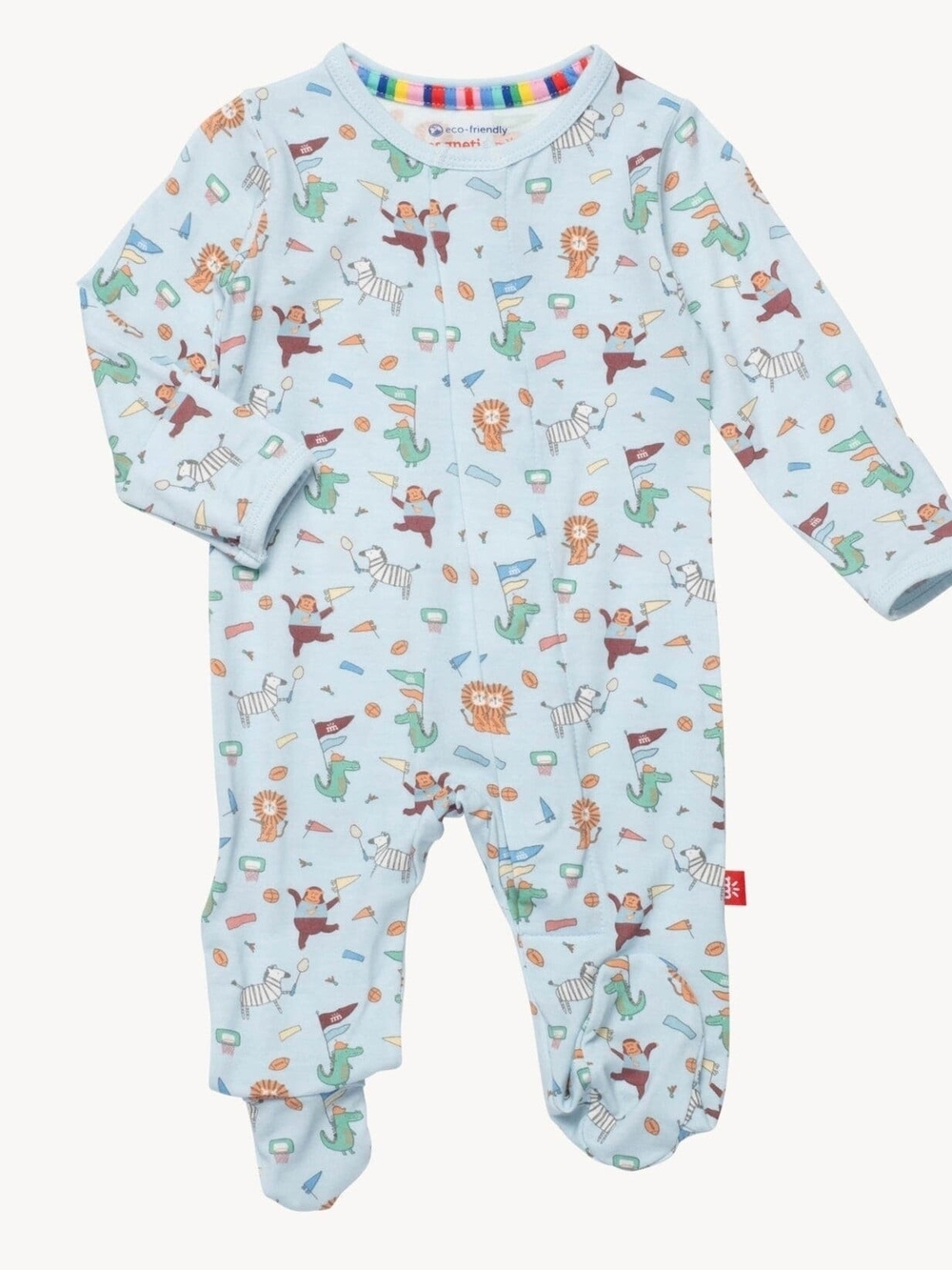 Magnetic Me- I Like Big Punts Footie, Sz. 9-12 Months